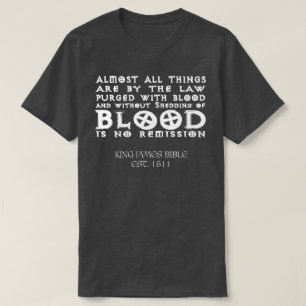 Hebrews 9:22 King James Bible Shirt
