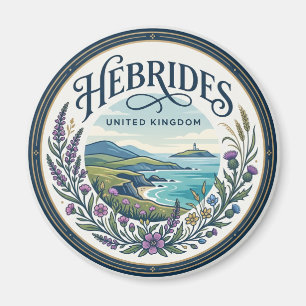 Hebrides United Kingdom Magnet