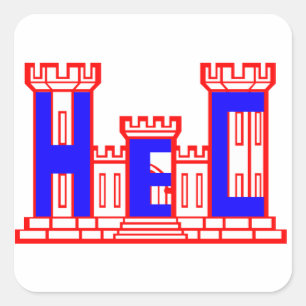 HEC SQUARE STICKER
