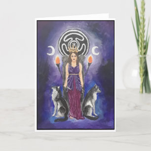 Hecate Blank Greeting Card
