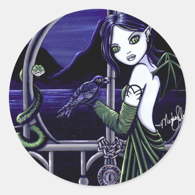Hecate Goddes Underworld Fairy Stickers (Front)