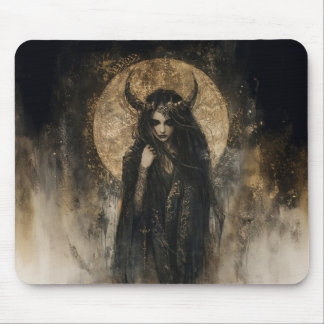 Hecate Goddess of Witchcraft Triple Moon Goddess 5 Mouse Mat