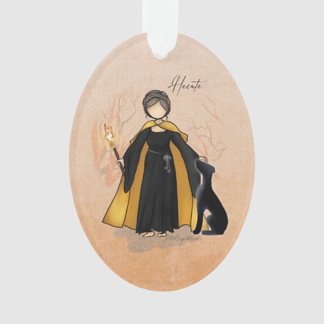 Hecate Goddess Ornament  (Front)