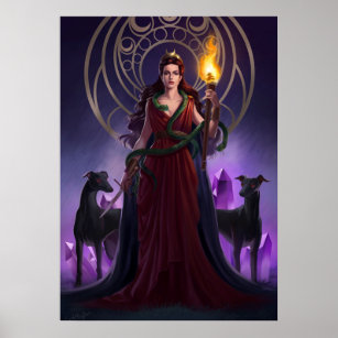 Hecate Goddess Poster