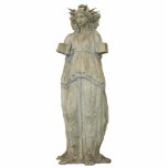 Hecate Sculpture Standing Photo Sculpture<br><div class="desc">Acrylic photo sculpture of a statue of Hecate, an ancient goddess, frequently depicted in triple form, as seen here, and variously associated with crossroads, entrance-ways, fire, light, the moon, magic, witchcraft, knowledge of herbs and poisonous plants, necromancy, and sorcery. She has rulership over earth, sea and sky, as well as...</div>