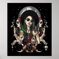 Hecate Tripple Moon Goddess