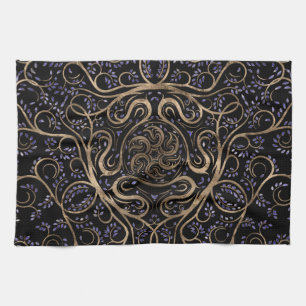 Hecate Wheel Ornament Tea Towel