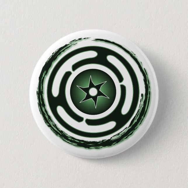 Hecate's Wheel (Green) Buttons (Front)