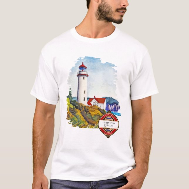 Heceta Head Lighthouse Florence Oregon T-Shirt (Front)