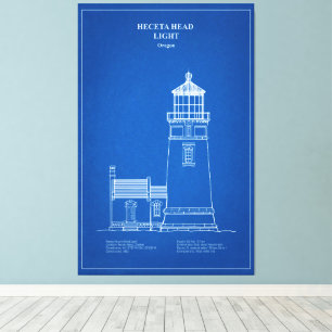 Heceta Head Lighthouse - Oregon – AD Canvas Print