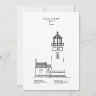 Heceta Head Lighthouse - Oregon - BD Thank You Card