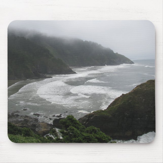 Heceta Head Lighthouse View Oregon Coast Mouse Mat (Front)