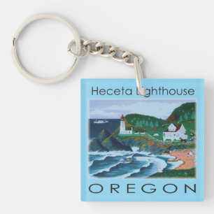 Heceta Lighthouse Key Ring