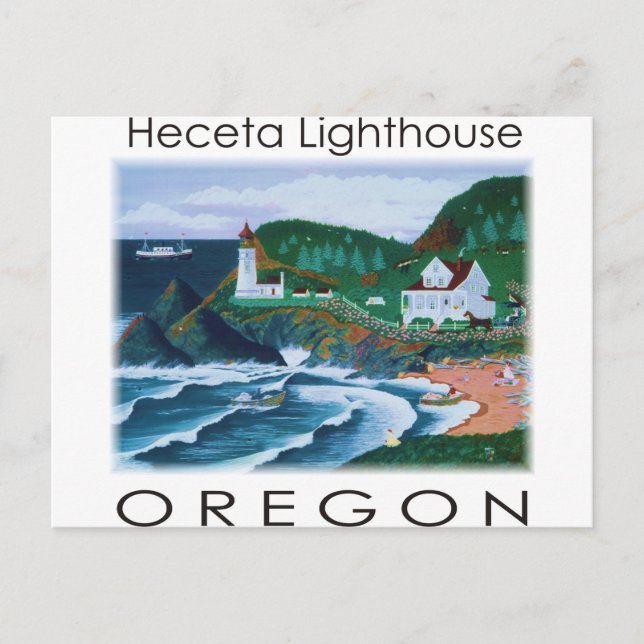Heceta Lighthouse Postcard (Front)