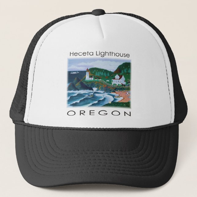 Heceta Lighthouse Trucker Hat (Front)