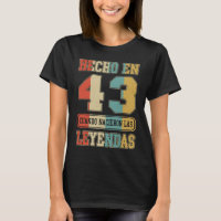 Hecho En 1943 Spanish Cumpleaños 80th Birthday Esp