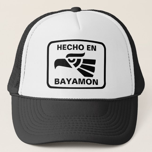 Hecho en Bayamon personalizado custom personalised Trucker Hat (Front)