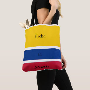 Hecho en Colombia Flag Tote Bag