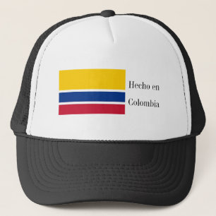 Hecho en Colombia Flag Trucker Hat