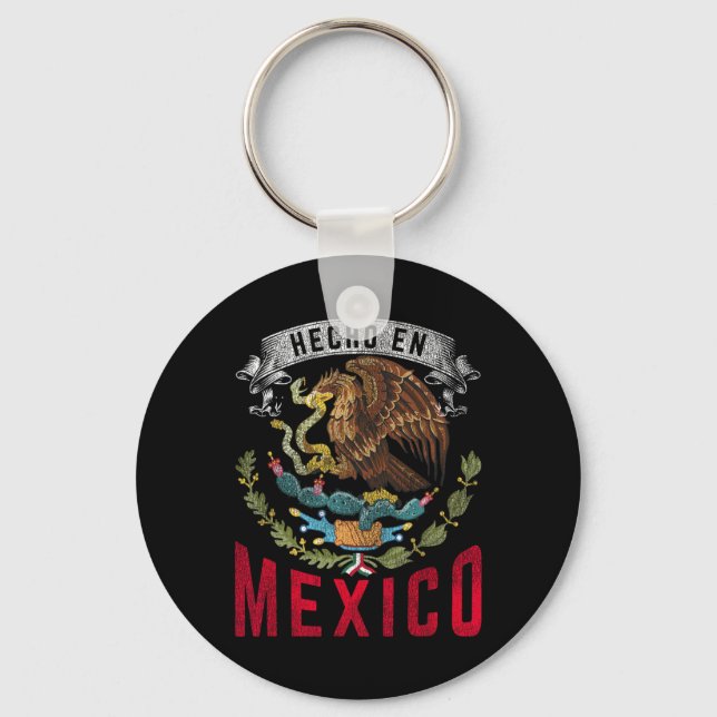 Hecho En Mexico  Key Ring (Front)