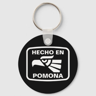 Hecho en Pomona personalizado custom personalised Key Ring