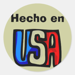 Hecho en USA Sticker
