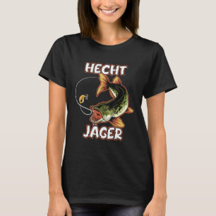 Hecht Jäger Fisherman Design Pike Motif T-Shirt