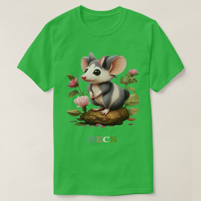 heck opossum T-Shirt (Design Front)