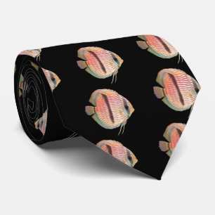 Heckel Blue Discus Tie