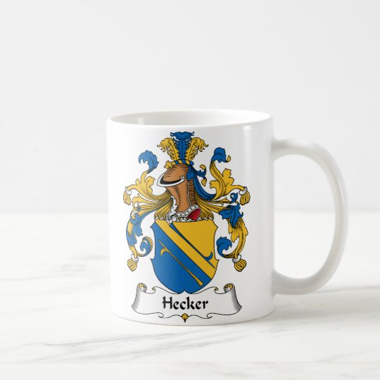 Hecker Family Crest Coffee Mug