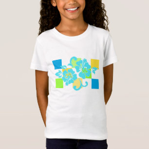 heckerboard Hibiscus Hawaiian Floral T-Shirt