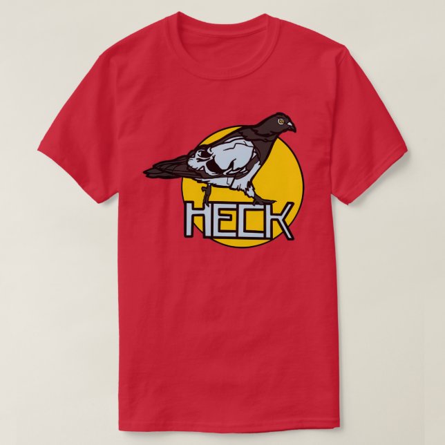 Heckin pigeon T-Shirt (Design Front)