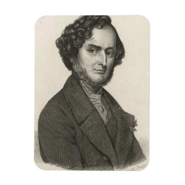 Hector Berlioz Magnet (Vertical)