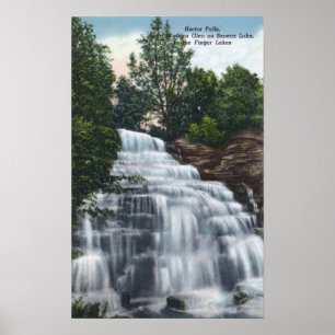 Hector Falls near Seneca Lake View Poster