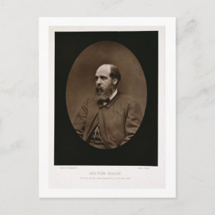 Hector Malot (1830-1907), from 'Galerie Contempora Postcard