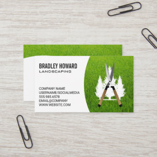 Hedge Clipper   Gardening Tool   Trees Business Card