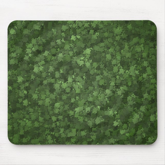 Hedge Leaf Camo Mouse Mat (Front)