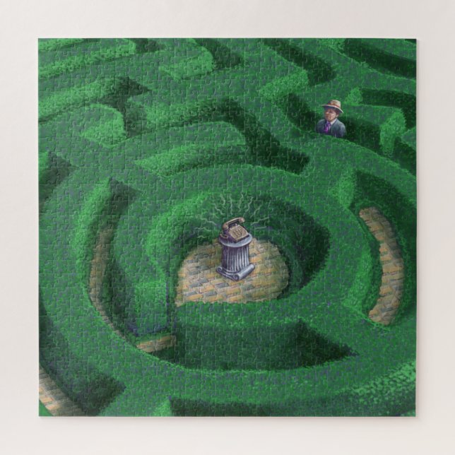 Hedge Maze Puzzle (Vertical)