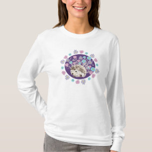 Hedgehog and Flowers T-Shirt