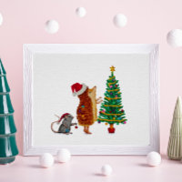 Hedgehog and Mouse Christmas Tree
