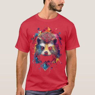 Hedgehog Animal Motif Illustration funny T-Shirt