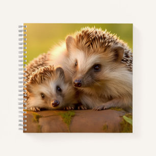 Hedgehog Animal Wild Beauty Freedom Wilderness Art Notebook