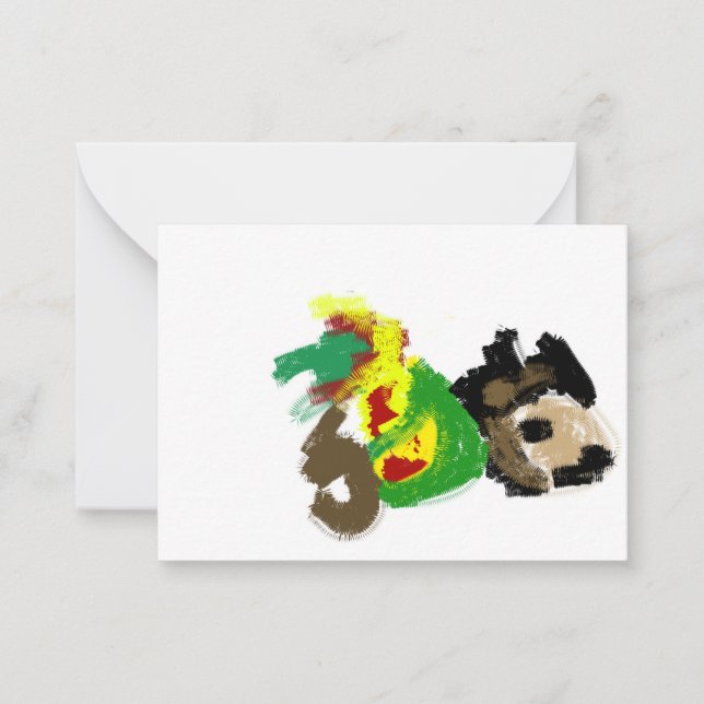Hedgehog autumn play nice card (Front)