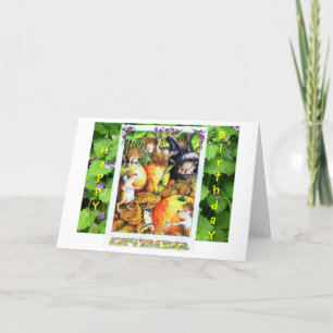 Hedgehog Birthday Card