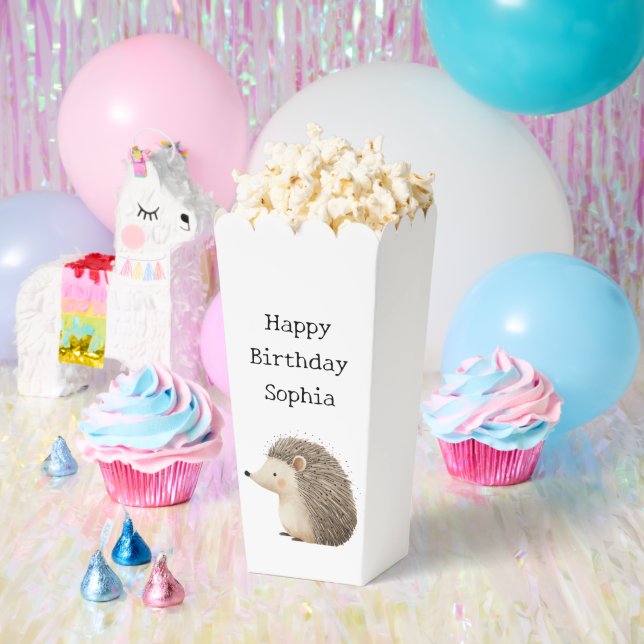 Hedgehog Birthday Favour Box (Party)