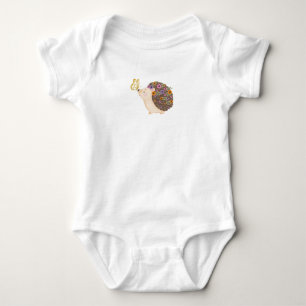 Hedgehog butterfly spring bodysuit 