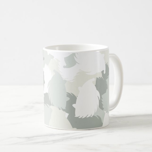 Hedgehog camouflage coffee mug (Front Right)