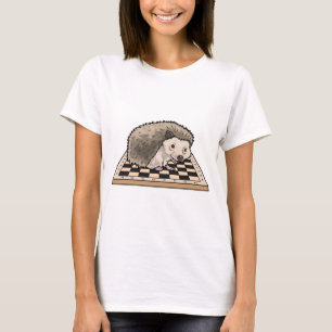 Hedgehog Chessboard Chess Board game T-Shirt
