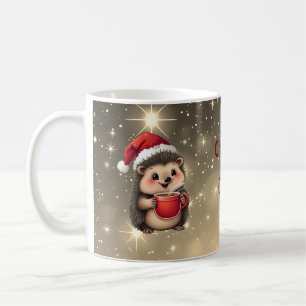 Hedgehog Christmas Coffee Mug