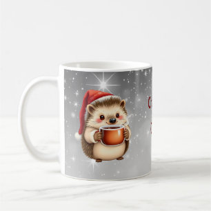 Hedgehog Christmas Coffee Mug